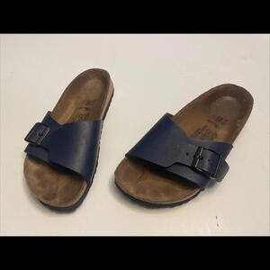 Birki's by Birkenstock Catalina Midnight Navy Blue Sandals Slides  EU 35  US 5